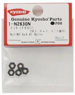 Nut(2.6x3.0) Nylon (5Pcs), KY1-N2630N, KY-O-SHO-1-N2630N, KY1-N2630N, KY-O-SHO-1-N2630N