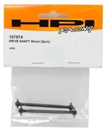 WR8 - DRIVE SHAFT 56mm, HPI107874, H107874, HPI-107874, H-PI-107874, 4944258015156