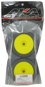 1:8 Buggy I-BEAM Medium EVO Wheel Pre-Mounted Yellow, AK-14001MRY, AK14001MRY