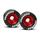 WHEELS, ALUMINUM (RED-ANODIZE, 31.5186, TRA5186, #5186, 020334518606, TRA-5186,20334518606