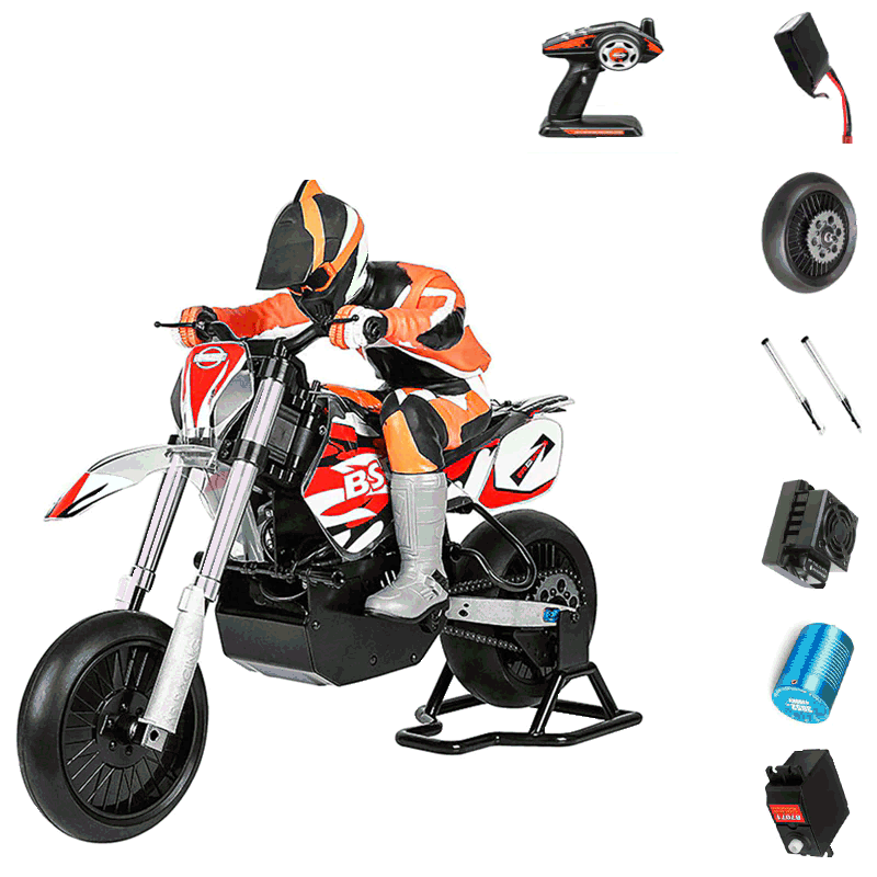 1/4 RC Motorrad RTF mit Lipo Akku